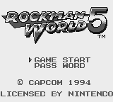 Rockman World 5 screenshot 3 for GameBoy